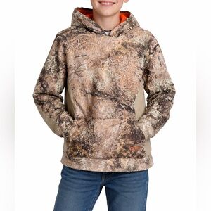 GUC Youth Boys XLarge Cabela's Zonz Western Hooded Camo Shirt